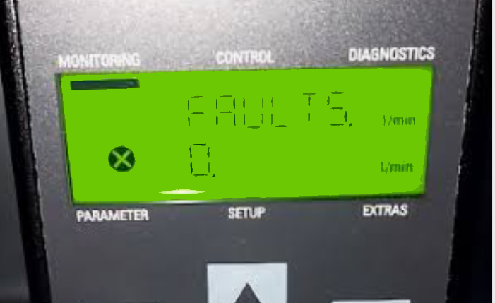 Siemens F7801 alarm display